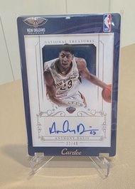 Panini Anthony Davis auto 22/49 National Treasures NBA 親筆簽名卡