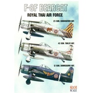 DECAL SAIMSCALE F-8F-1 BEARCAT ROYAL THAI AIR FORCE Water