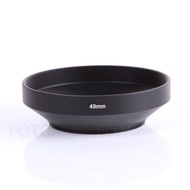 49 mm Metal Wide Angle Lens Hood 49mm Filter Thread