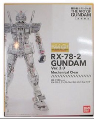 《光影選物》日本 Bandai35週年 EXPO 展場限定 機械透明版 MG RX-78 3.0 裝甲 透明版