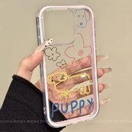 Flower Dog Girl Simple Case hp Redmi Note 15 Pro PLUS 5G Note 14 Pro+5G 14 13 5G 4G Note 11S Note 12