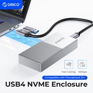 ORICO USB4.0 M.2 NVMe SSD Enclosure 40Gbps PCIe3.0x4 Aluminum Case Compatible with Thunderbolt 3 4 U
