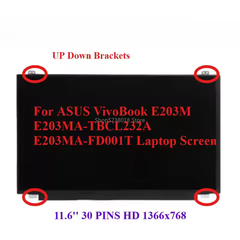 New 11.6'' 30 PINS HD 1366x768 Replacement For ASUS VivoBook E203M E203MA-TBCL232A E203MA-FD001T Lap