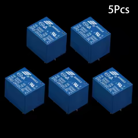 1/3/5Pcs 24V High-quality Relay Electrical Components SRD-24VDC-SL-C SRD(T73) 5-Pin Electromagnetic 