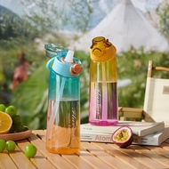 E-commerce Play Flavor Fruit Flavor Water Bottle 0 Sugar 0 Calorie Fragrance Straw Two-Color Gradien