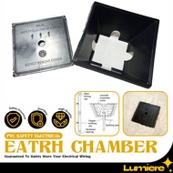 7" x 7" PVC Earth Chamber Cover Safety Electrical Earth PVC Link PVC Earth Chamber Plastic Grounding