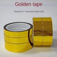 Gold Tape Wedding Decorative Adhesive Paper Electroplating Foil Handmade DIY Sticker Lace Packaging