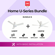 KDK Home U-series Bundle B (U60FW+ U48FP) Promotion with Standard Installation