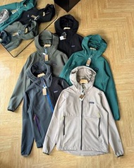 全新Patagonia M‘s R1 TechFace Hoody連帽軟殼衝鋒衣外套情侶款Patagonia 外套 Patagonia jacket