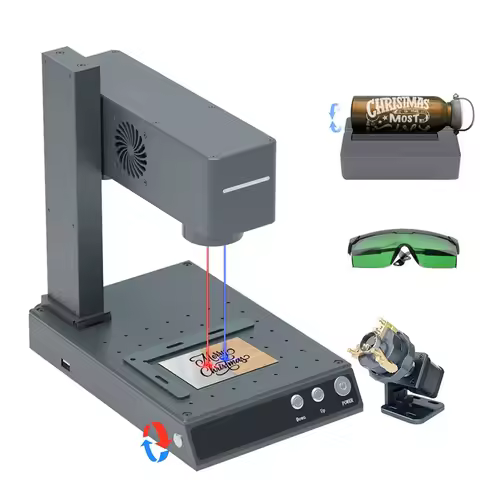 DAJA Mr Carve M4 Fiber Laser Marking Machines Laser Printing Printer Laser Engraver for Gold Jewelry