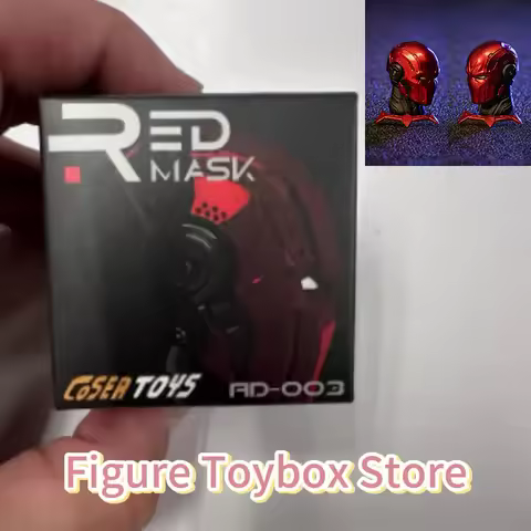 COSER VTOYS 1/12 Red Hood Solider Head Sculpt Classic Comics Villain Clown Predecessor Carving Model
