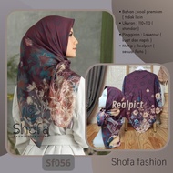 STEYLE HIJAB - PREMIUM MOTIF SQUARE VEIL @56