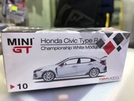 特價 Mini GT 1:64 本田 Honda Civic Type R FK8 championship white 白色