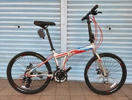 Mongoose Folding Bike 24" Shimano 24 Speed Ready Stock Basikal Lipat With Free Gift