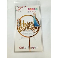 Acrylic topper toper acrylic decoration skewer cake tart birthday happy birthday frozen character