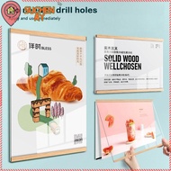 SUCHENMY Display Frame, Acrylic A3/A4/A5 Certificate Frame, Transparent Wall Mounted Magnetic Photo 