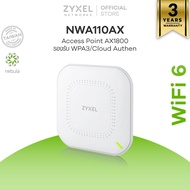 ZYXEL NWA110AX ตัวขยายสัญญาณ WiFi 6 AX1800 Access Point รองรับ GbE PoE และมี Free Cloud License