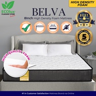 {FREE SHIPPING} ECOlux - Belva 8inch High-Density Foam Mattress/Tilam - Queen/King/Single/Super Single