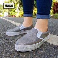 [ส่งเร็วพิเศษ!] HOGO รองเท้าผ้าใบ สลิปออน รองเท้าผ้าใบผู้หญิง Slip on รองเท้าแบบสวม รองเท้า รองเท้าผ