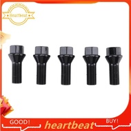 [Hot-Sale] 5Pcs M14 x 1.25 Black Wheel Locking Lug Bolt Nut Steel 36136781151 for  X3 X5 E70 E71 F20