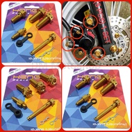 ▩ ❤ ♞HENG Gold Caliper Set Bolts for Mio M3, Soulty, Sporty, MSI 125, Mio Soul I, Gravis, Nouvo, Ge