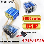 12V 24V 40Ah/45Ah  LiTiO2 Battery Pack 10C Discharge Built-in BMS for Car Audio Rechargeable with 5A