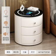 全城热卖 - 輕奢智能床頭櫃｜現代簡約多功能網紅邊櫃｜家用實木簡易儲物櫃｜免安裝整裝設計｜感應燈無線充電集成｜簡智輕奢櫃系列｜一體成型智能床頭櫃｜網紅臥室收納家具｜即到即用床邊櫃｜現代輕奢智能儲物系統