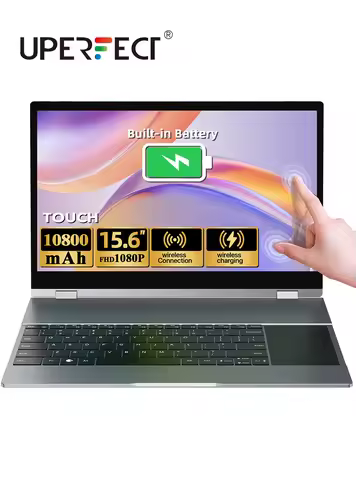 UPERFECT X 15 Pro Wireless Lapdock Dex Monitor Portable with Keyboard Built-in 10800mAh Battery 10-P