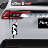 BLIGHOO - CUTTING STICKER FOR CAT, SMOKING, FUNNY, COOL, GOOD CAR STICKER