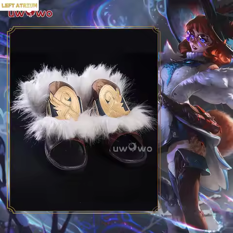 UWOWOW Aurora Shoes Game Aurora Witch Bunny Champion Cosplay Shoes Size 35-45 Shoes cover