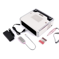 foreverlily เครื่องเจาะเล็บไฟฟ้า เครื่องขัด 30000RPM เครื่องดูดฝุ่นเล็บอุปกรณ์ดูดฝุ่นเครื่องอบแห้งเจ