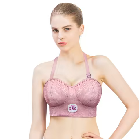 NEW Electric Breast Massager Female Massage Breast Enhancement Device Vibrator Chest Caress Cup Brea