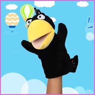 Puppets for Kids Crow Puppet Plush Kids Hand Puppet Set with Working Mouth Toddler Animal Crow Plush Toy for Show shinsg shinsg