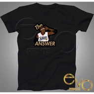 Allen Iverson Shirt Design For Him Her Black RoundNeck