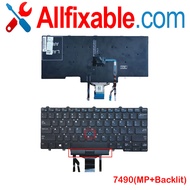 Dell Latitude 7480 7490 6NK3R 06NK3R Mouse Pointer Backlit Laptop Replacement Keyboard