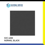 Granit Lantai Savona SVC 6200 L Black 60x60 Hitam glossy polos
