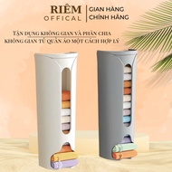 Cabinet Door Adhesive Underwear Storage Box Tubular Sock Storage Box Neat Organizer 22x7cm Convenien