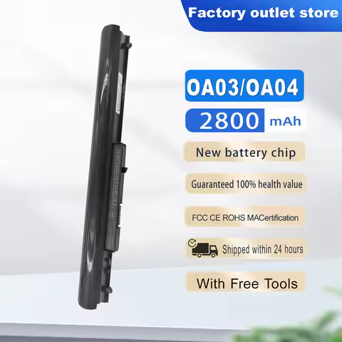 OA03 OA04 Laptop Battery for HP Spare 751906-541 746641-001 740715-001 746458-421 240 G2 250 G3 HSTN