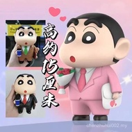 Crayon Shin-Chan Hand Office Worker Nohara Shinnosuke Worker Doll Office Desktop Decoration Merchand