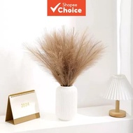 Faux Pampas Grass Bulk 80Cm, Natural Feathery Artificial Phragmites For Boho Vase Centerpiece Summer