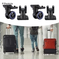 [P Prettyia] Universal Suitcase Wheels Swivel Casters Silent Baggage Wheel Durable Luggage Wheel Rep