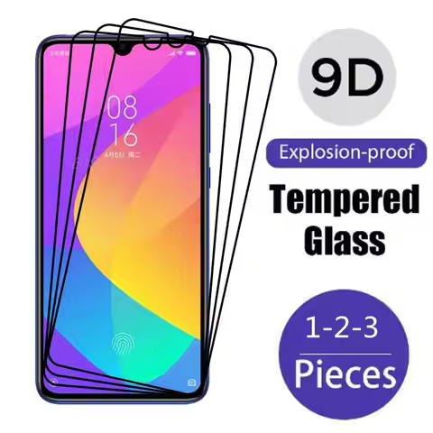 9H Hardness Tempered Glass For Xiaomi Mi 9 Lite 9T Pro Mi9 SE Screen Protector Mi 8 A3 Lite CC9 CC9E