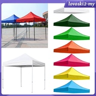 [LovoskiacMY] Canopy Replacement Sunshade for Outdoor Facility, Patio, Gazebo, White 3x3m
