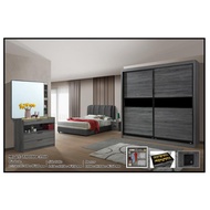 🔥100% Melamine 🔥Almari Baju TH Wardrobe 5 / 6 X 8FT TH1004