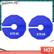 Gym Micro-Type Plates Dumbbell Fractional Weight 0.75kg Plate Rubber Fractional Weight Plates Add-on
