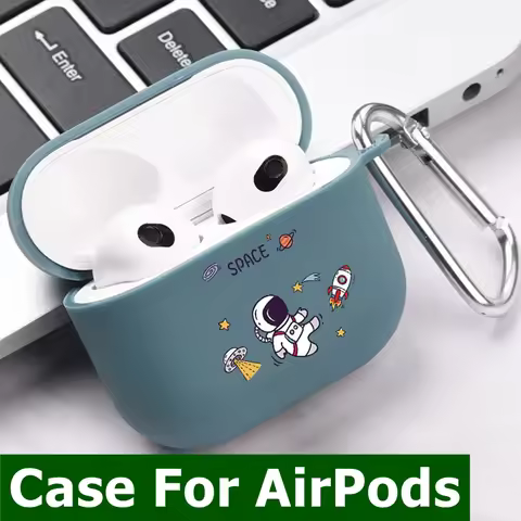 Space Astronaunt Case For Apple AirPods Pro 2 3 USB C Case Soft Silicone Case for airpods 3 4 2024 C