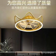 🚓Creative Lamps Bedroom Ceiling Ceiling Fan Lights Integrated Household Minimalist Fan Lamp Children's Room Study Fan Ch