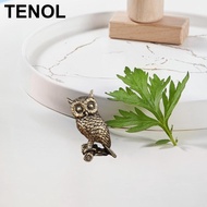 [TENOL] Brass Owl Figurine, Home Decoration, Ideal Gift, Delicate Craftsmanship, Compact Yet Sturdy 