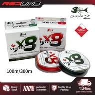 STRIKE 2 VERTEX 838 X8 100% PE LINE BRAID LINE (150M/300M)