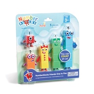 hand2mind Numberblocks Friends One to Five Figures, Cartoon Action Figure Set, Toy Figures, Play Fig